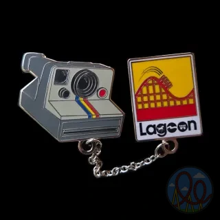 Lagoon Polaroid Pin With Chain