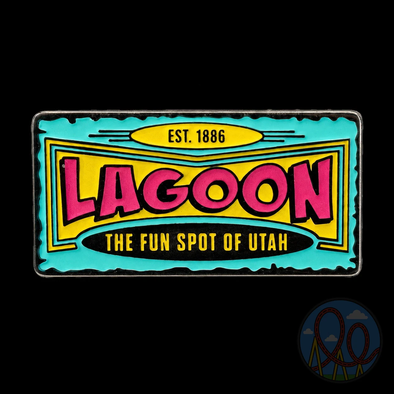 Lagoon – EST. 1886 The Fun Spot of Utah amusement park pin