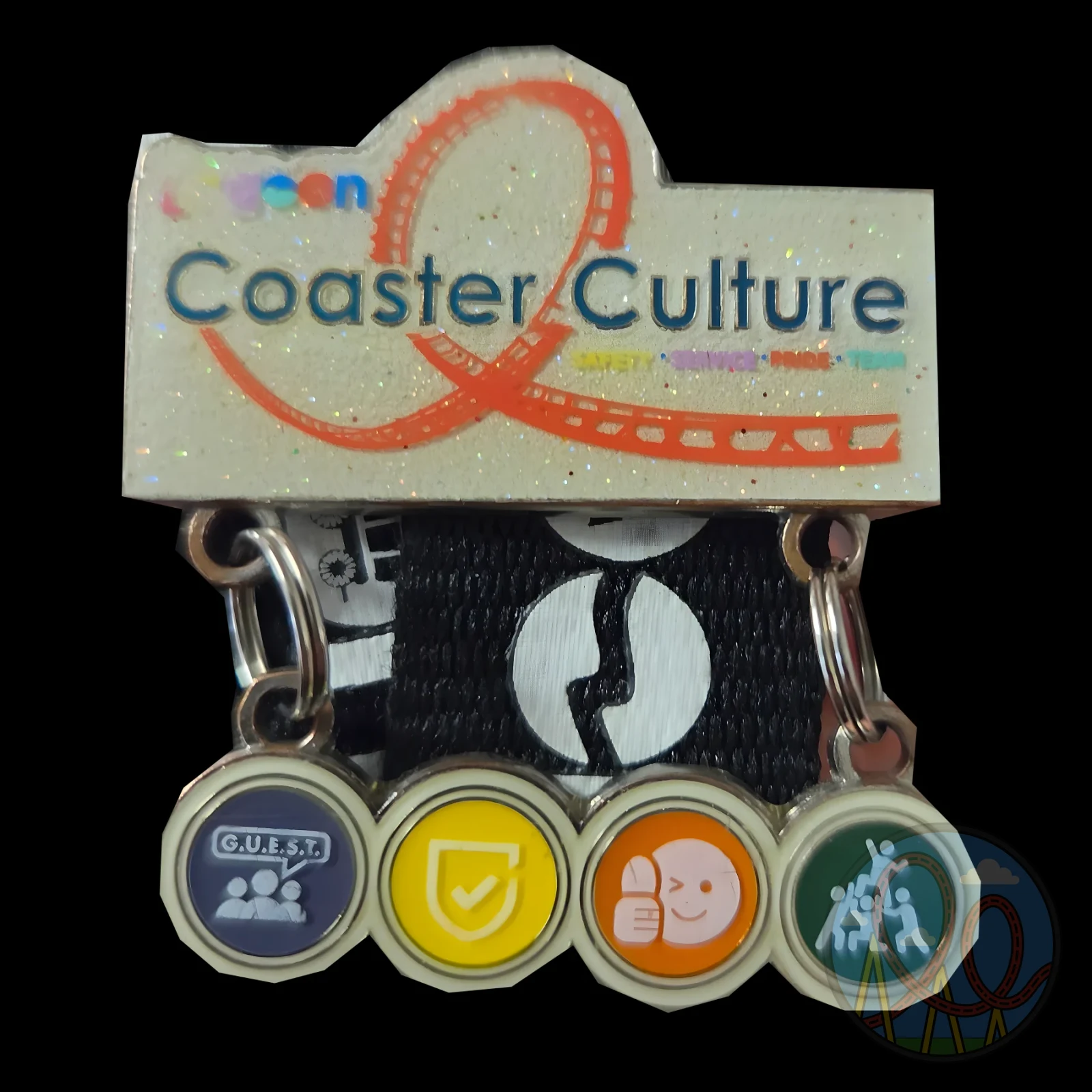 Coaster Culture amusement park pin