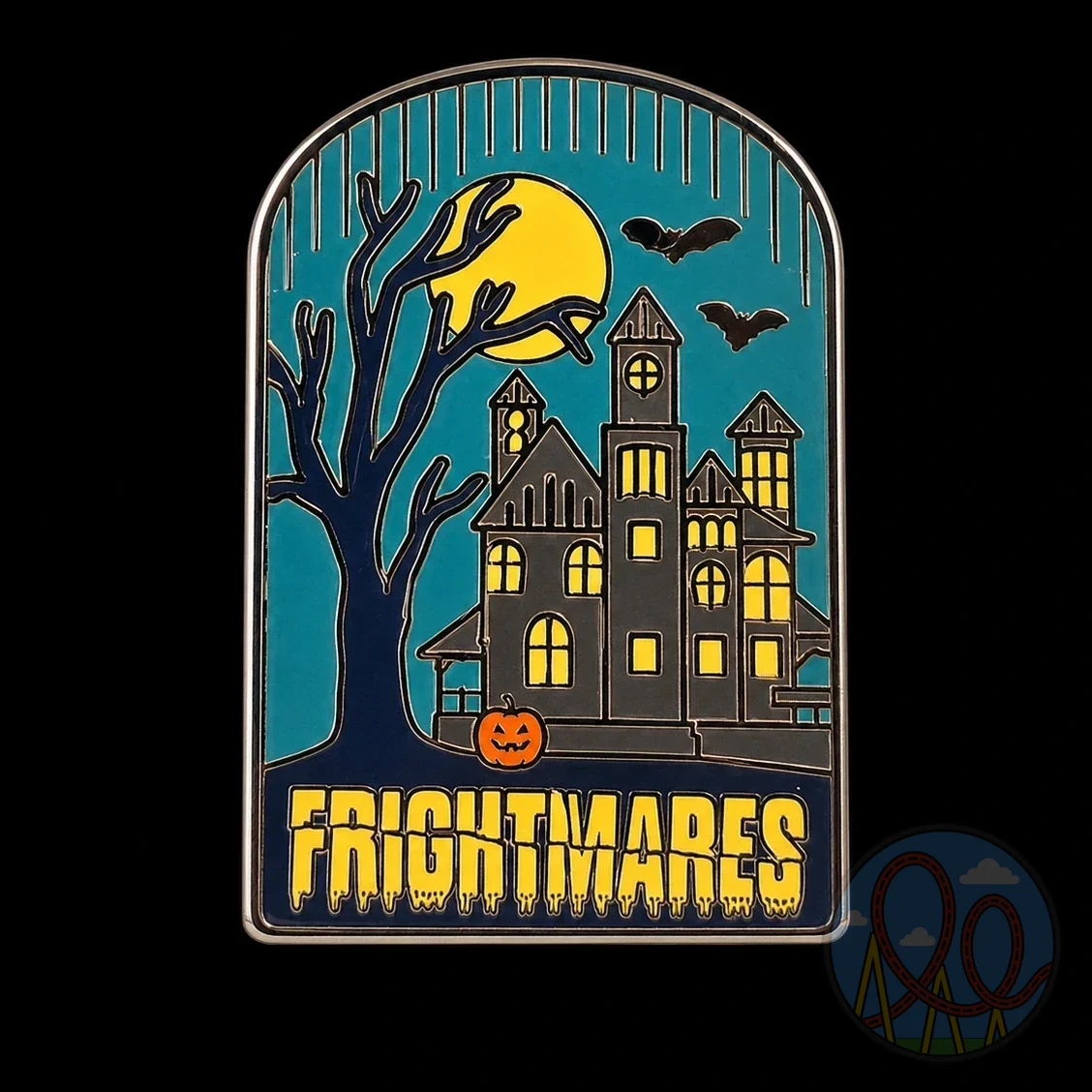 Frightmares – Moonlit Haunted Mansion amusement park pin