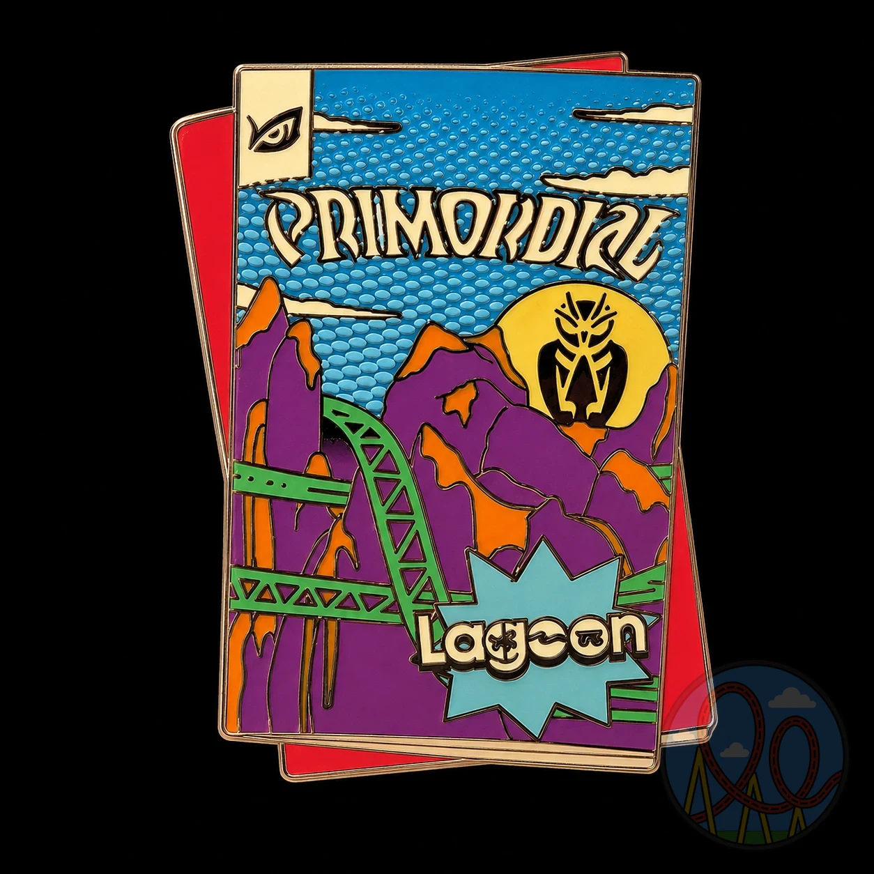 Primordial – Comic Book Cover amusement park pin