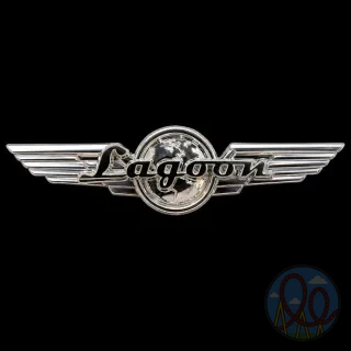 Lagoon – Silver Winged Globe Logo