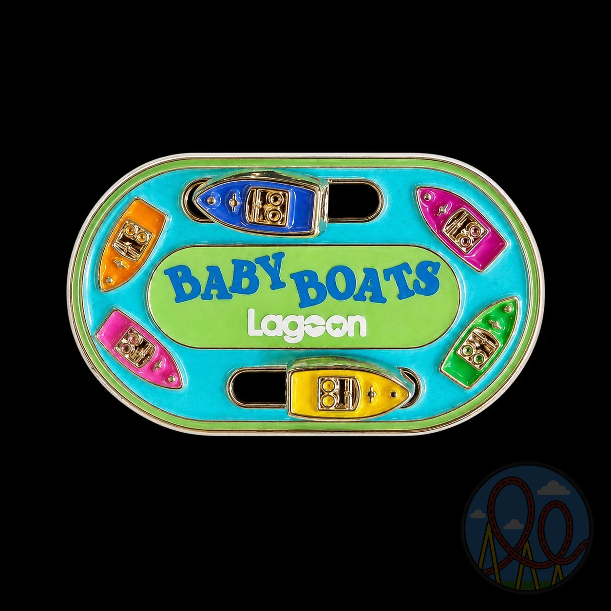 Baby Boats amusement park pin