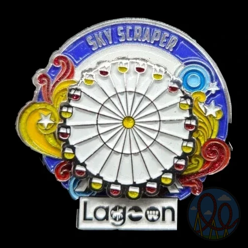Sky Scraper amusement park pin