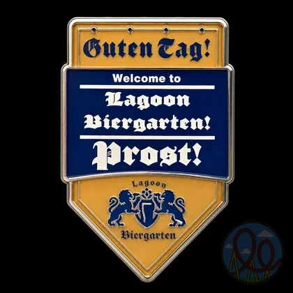 Lagoon Biergarten – Welcome Sign