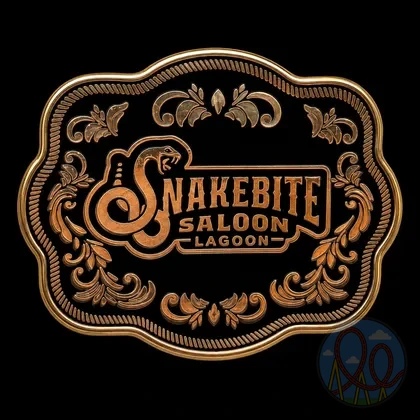 Snakebite Saloon – Ornate Black & Copper