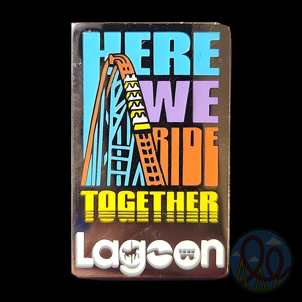 Let's Ride Together Pin amusement park pin