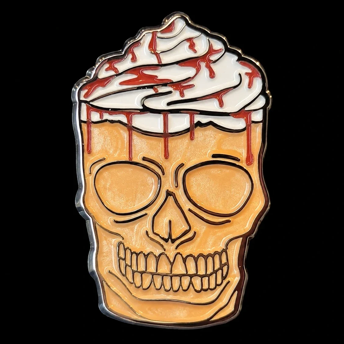 Frightmares – Skull Drink amusement park pin