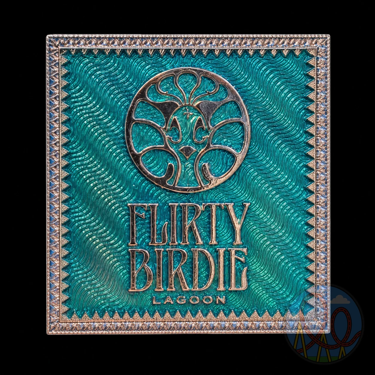 Flirty Birdie amusement park pin