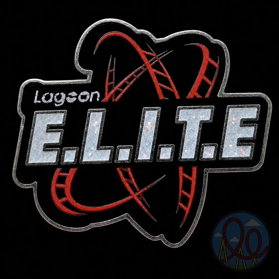 Lagoon Elite amusement park pin