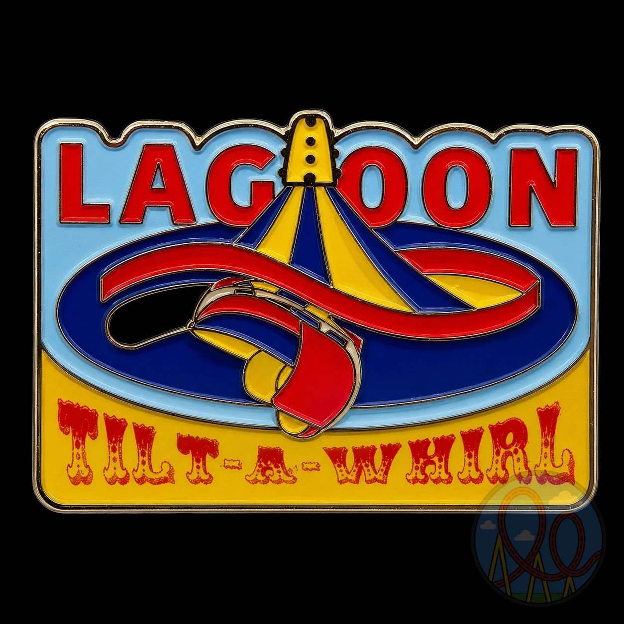 Lagoon – Tilt-A-Whirl amusement park pin
