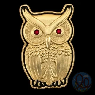 Primordial Gold Owl