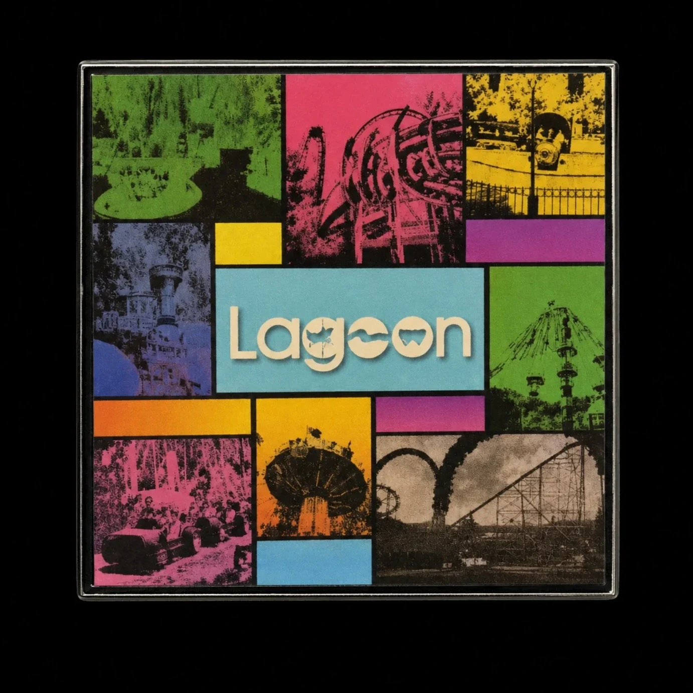 Lagoon – Pop Art Attractions Collage amusement park pin
