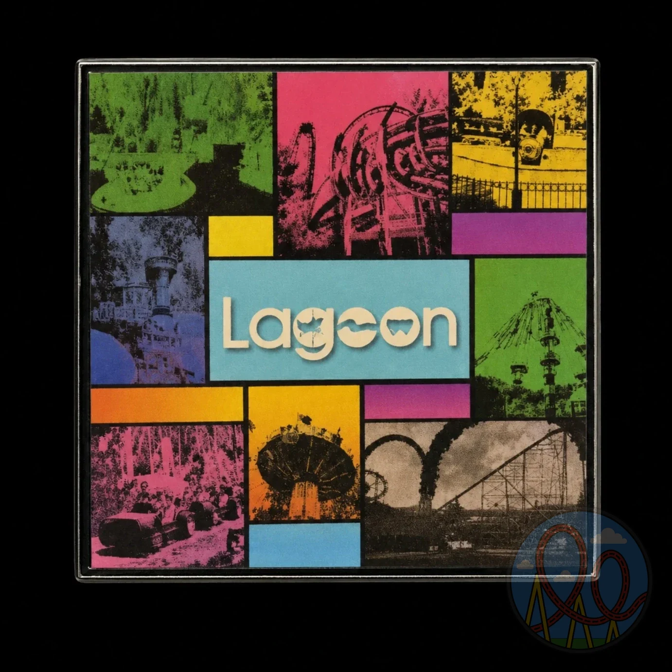 Lagoon – Pop Art Attractions Collage amusement park pin