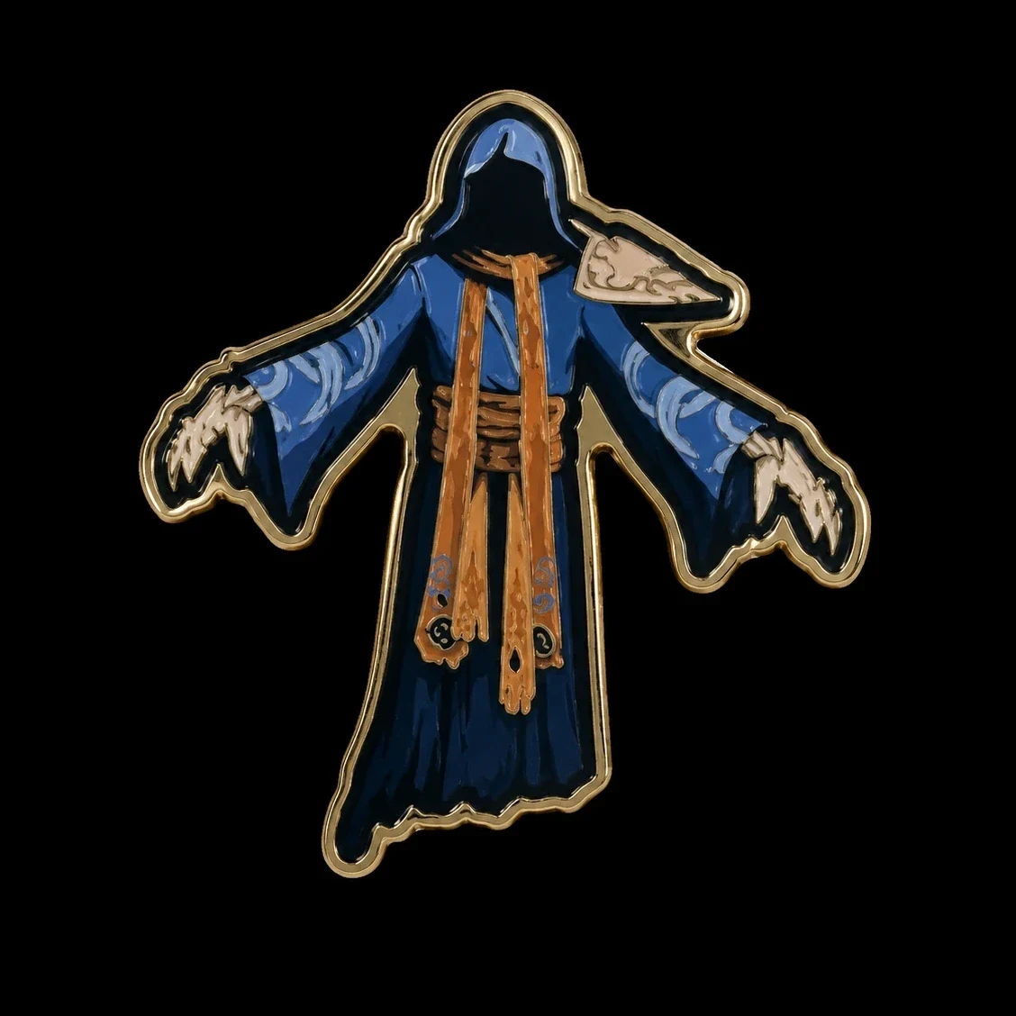 Primordial – Blue Cloaked Guardian amusement park pin