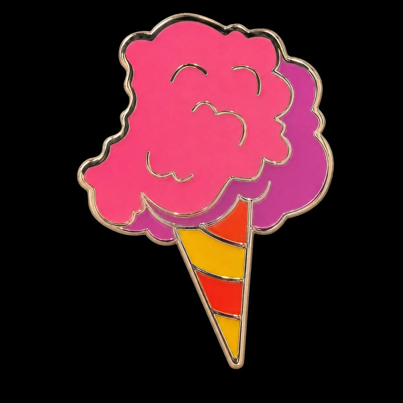 Lagoon – Cotton Candy Cone amusement park pin