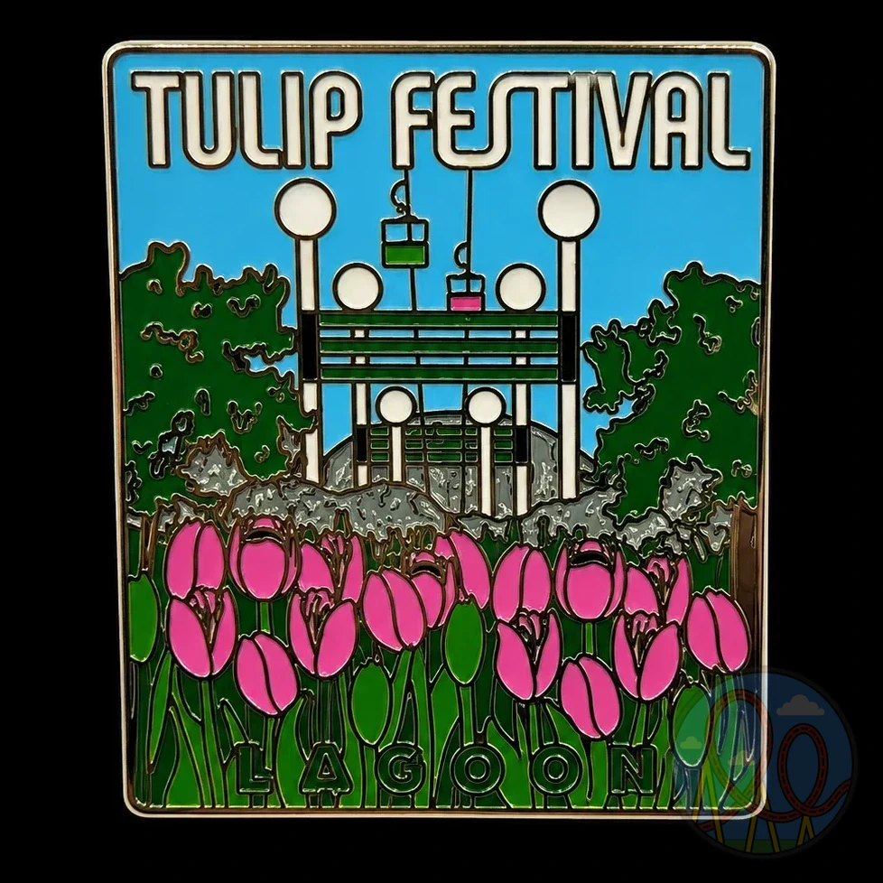 Tulip Festival amusement park pin