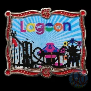 Lagoon Midway Scene Pin
