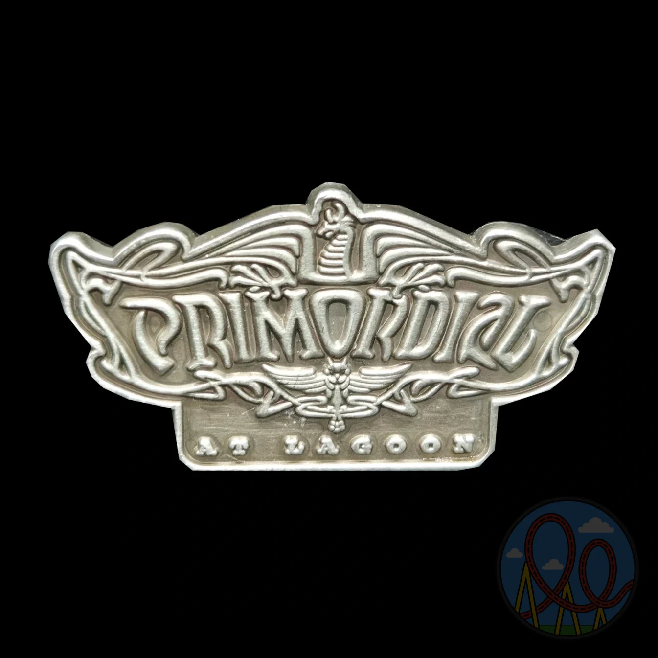 Primordial (Silver) amusement park pin