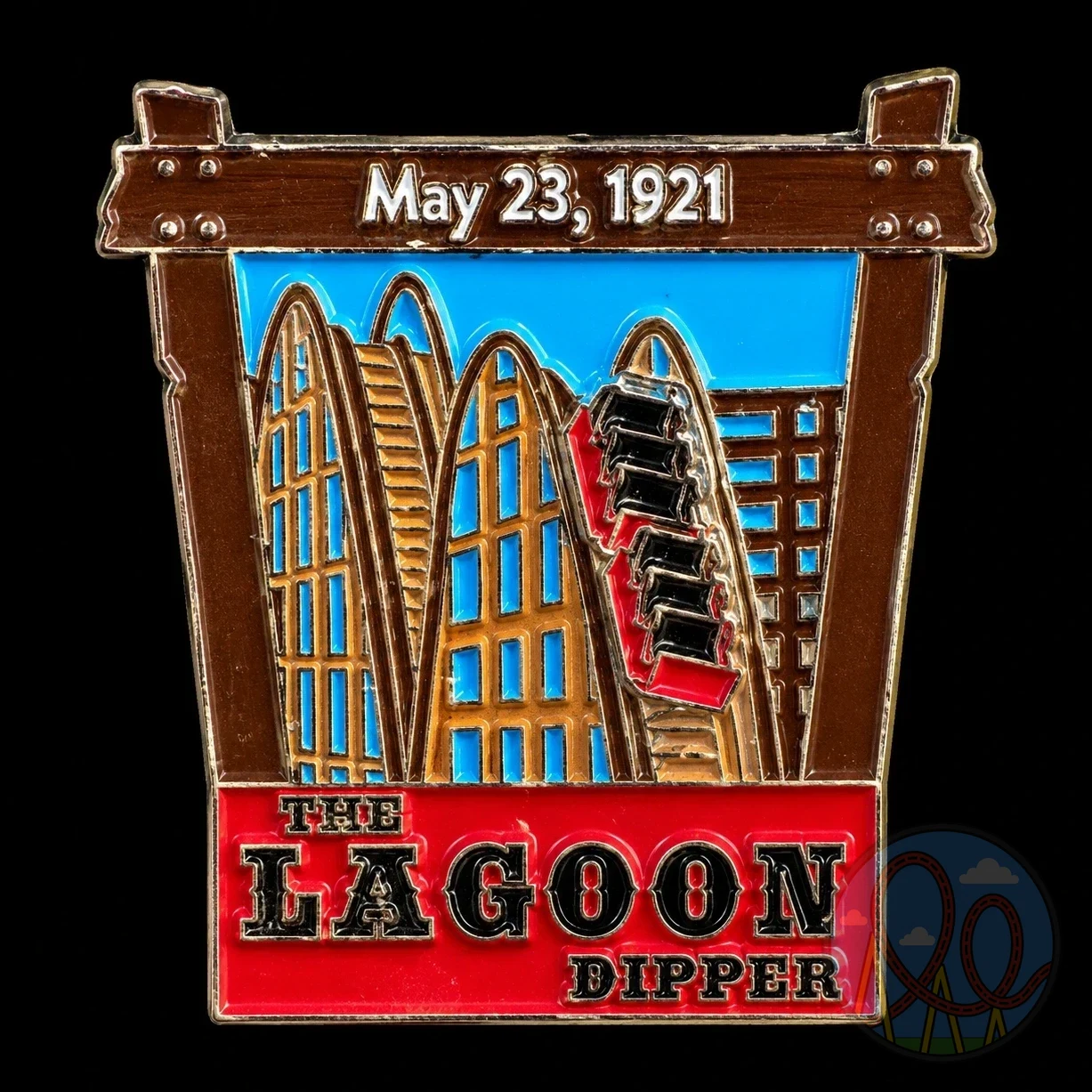 The Lagoon Dipper amusement park pin