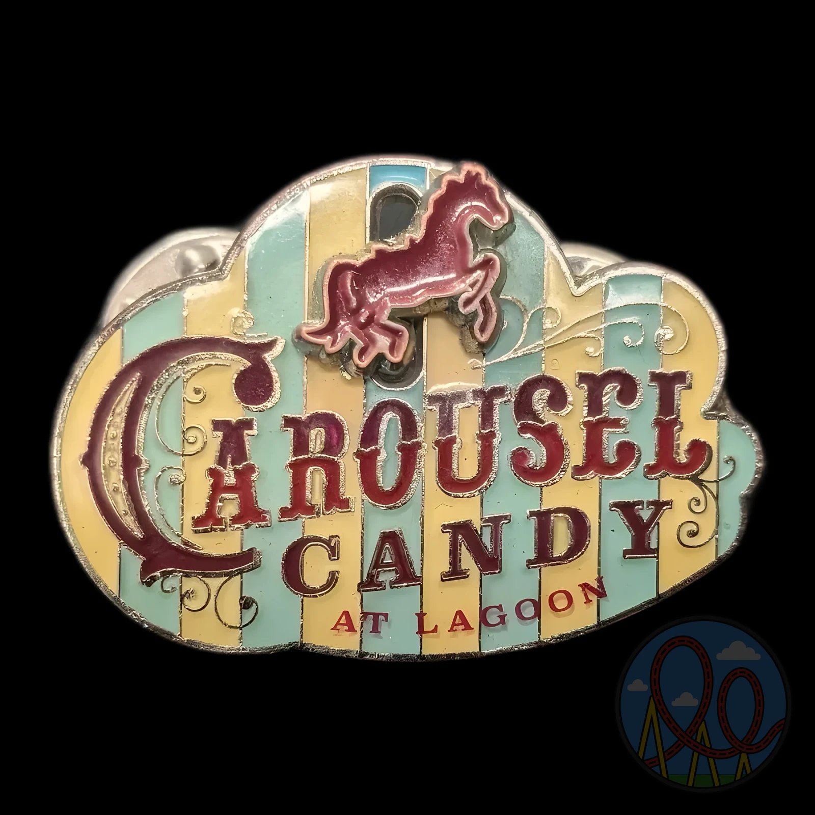 Carousel Candy amusement park pin