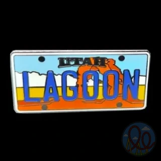Lagoon Utah License Plate