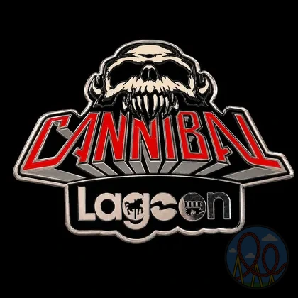 Cannibal – Skull Logo (Silver & Red)