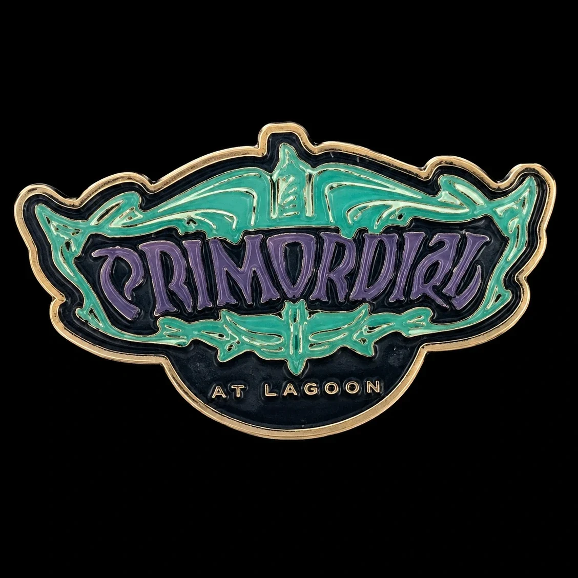 Primordial at Lagoon – Logo amusement park pin