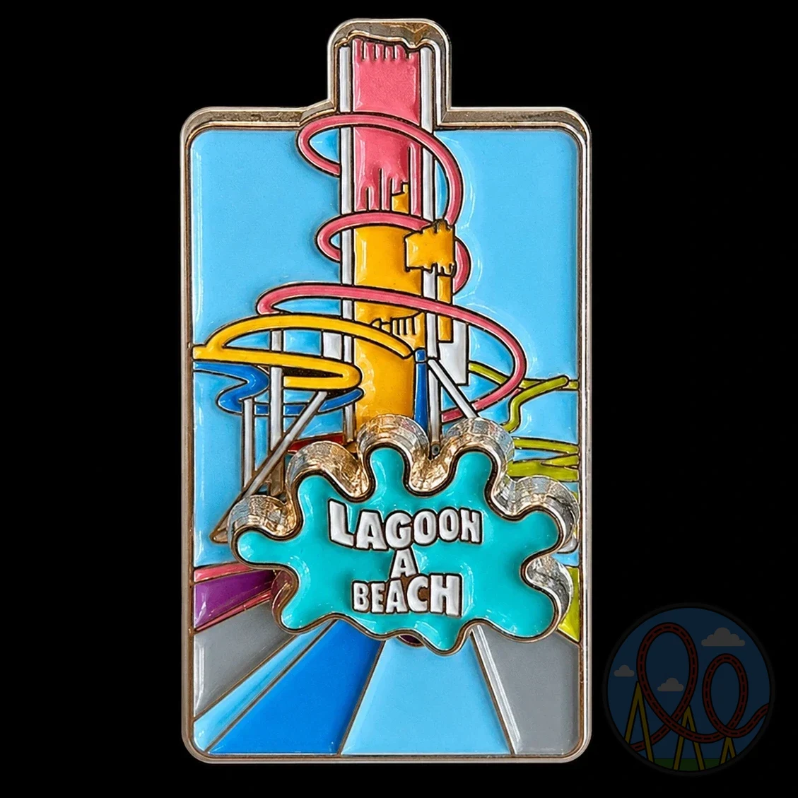 Lagoon-a-beach amusement park pin