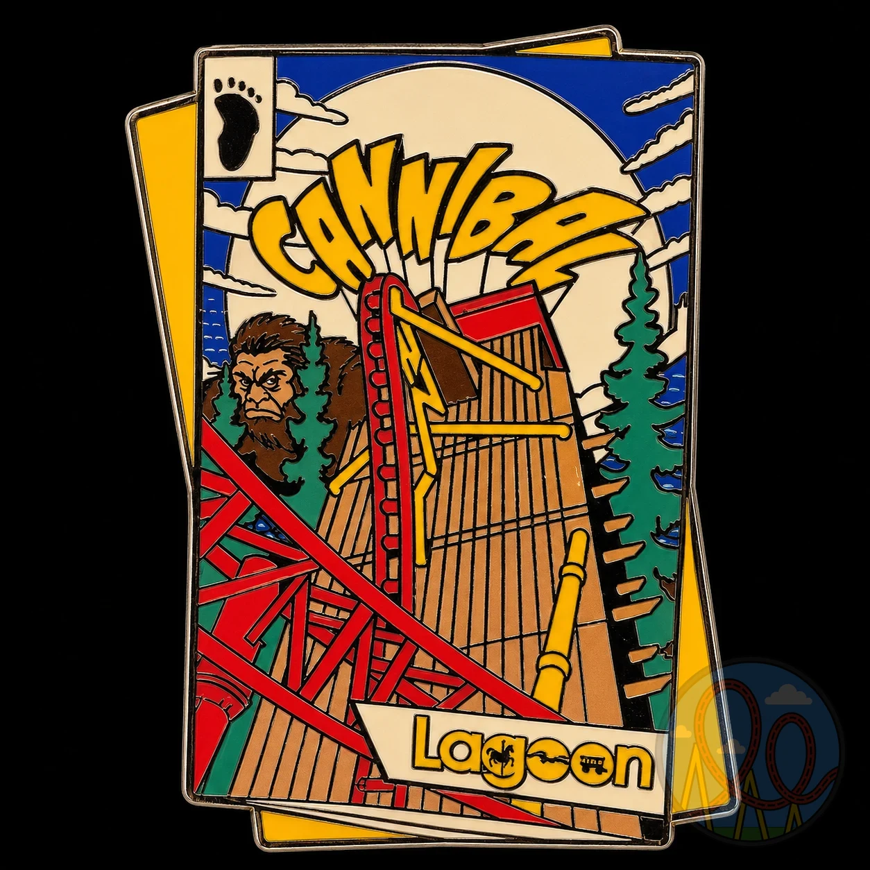 Cannibal – Comic Book Cover amusement park pin