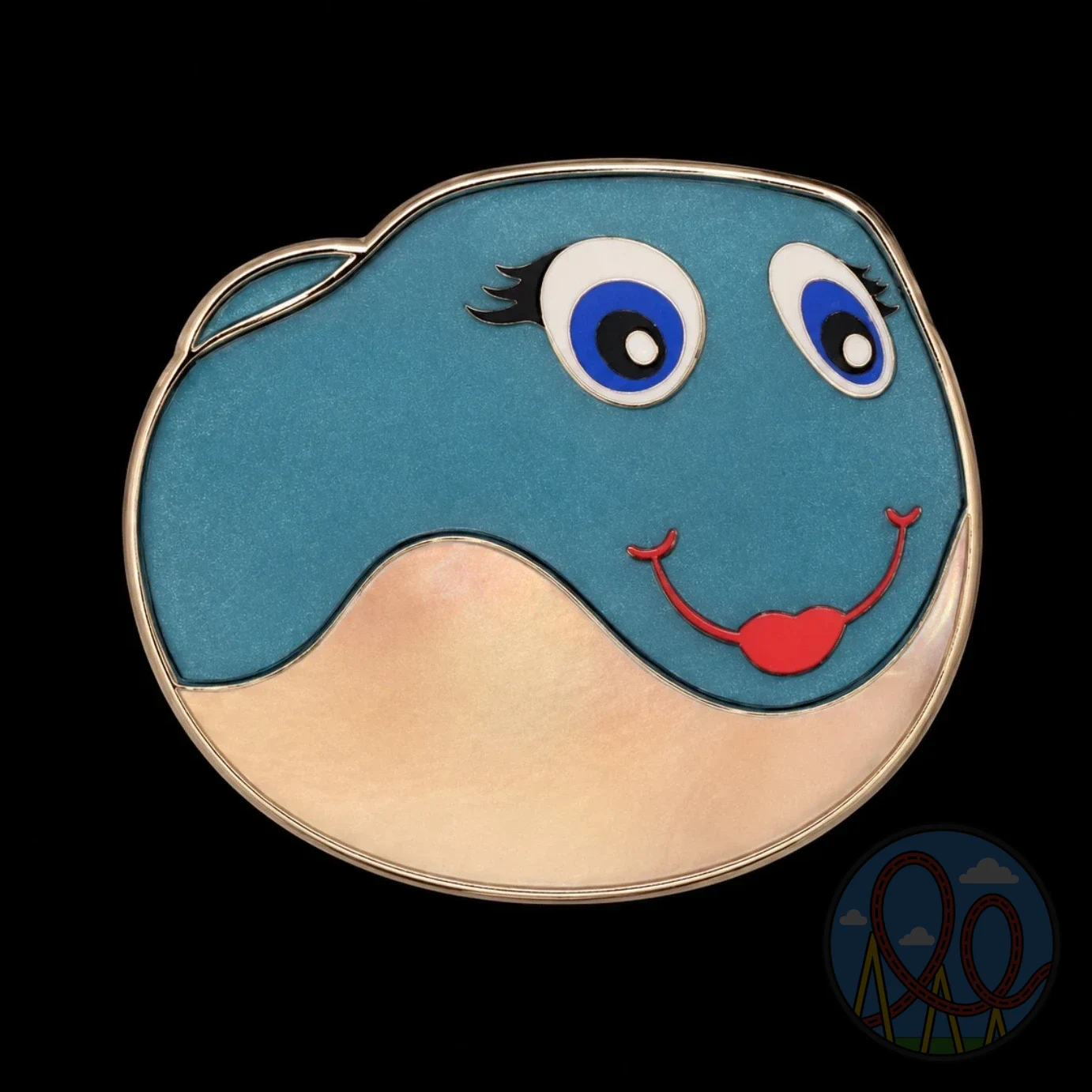 Lagoon – Bulgy The Whale amusement park pin