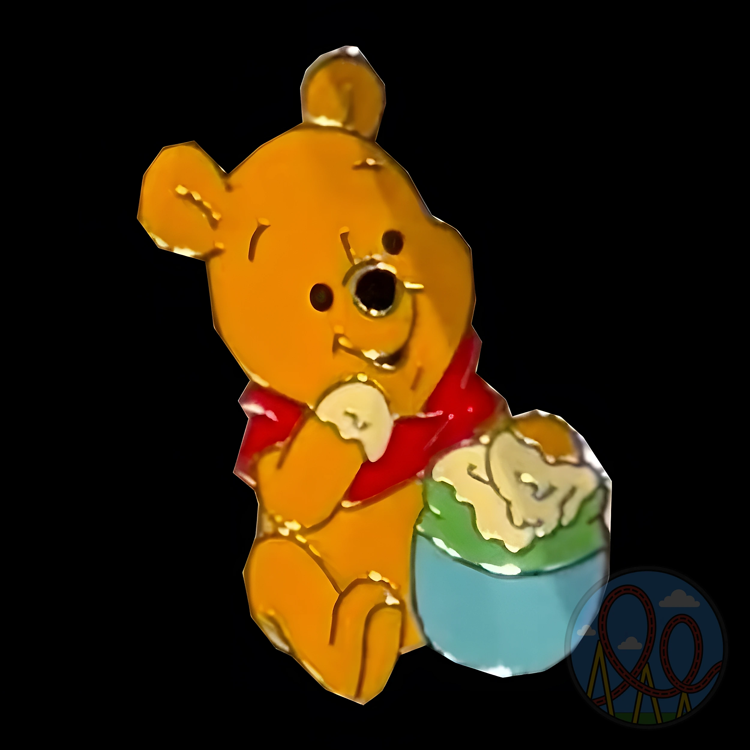 Winnie the Pooh Eating Honey