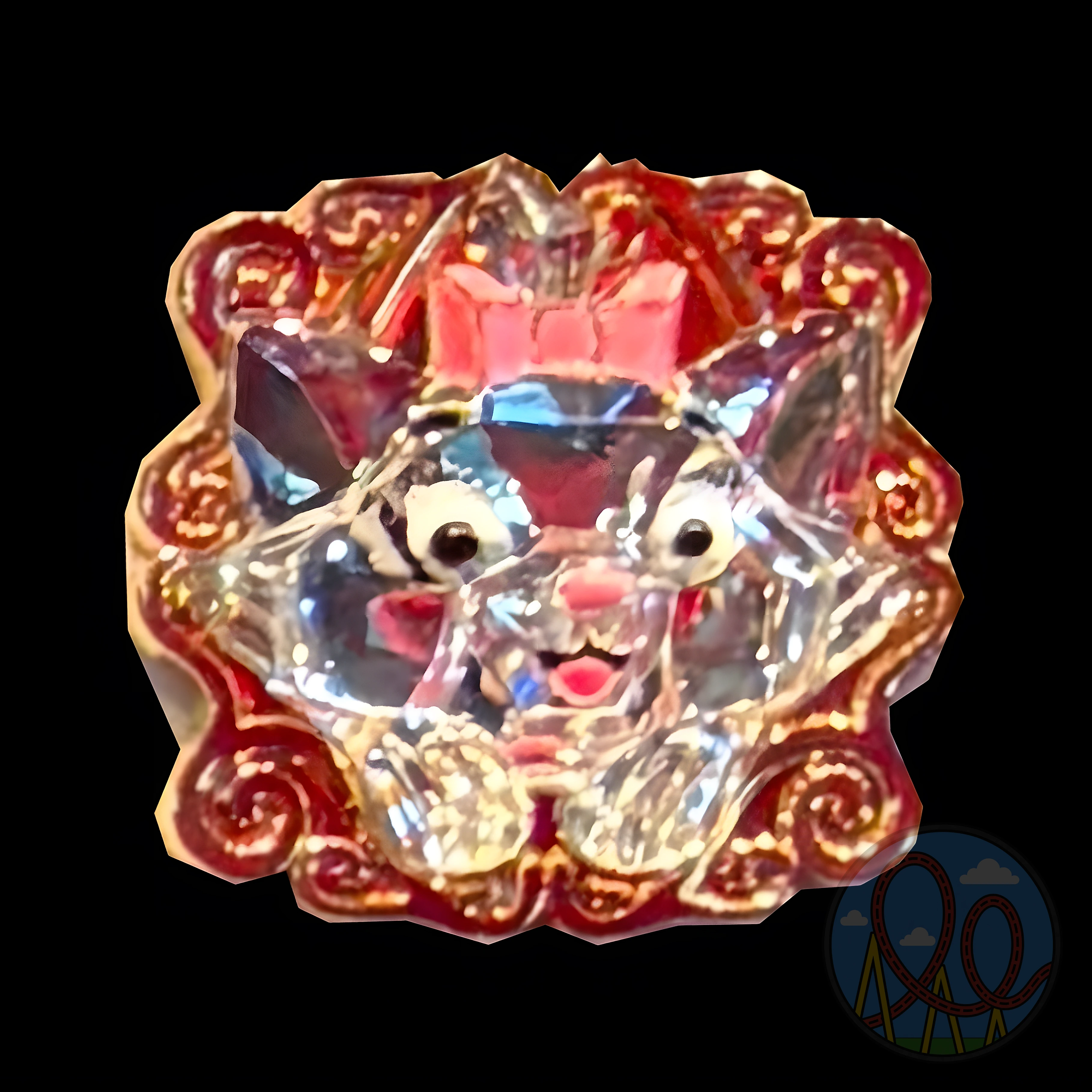 Cheshire Cat Jeweled Portrait