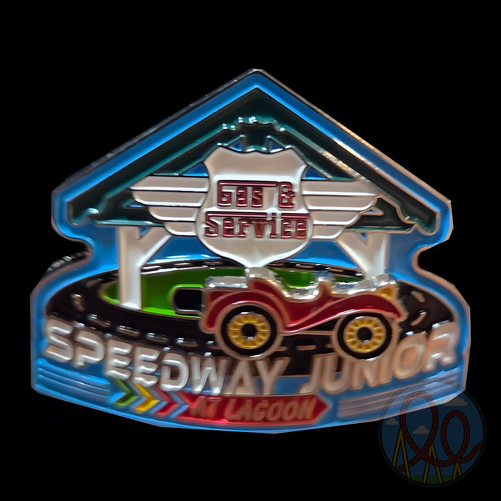 Speedway Junior amusement park pin