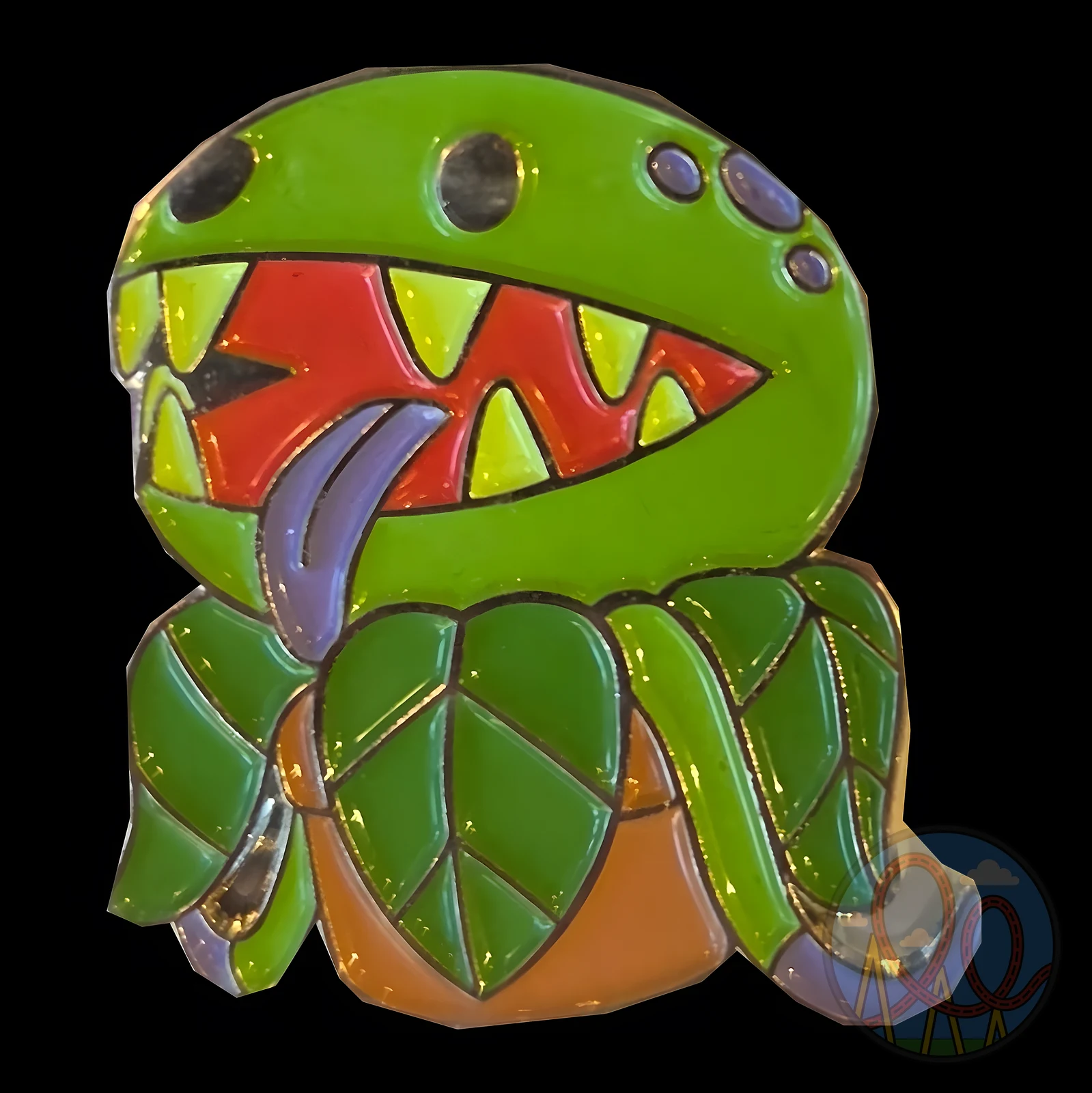 Venus Fly Trap amusement park pin