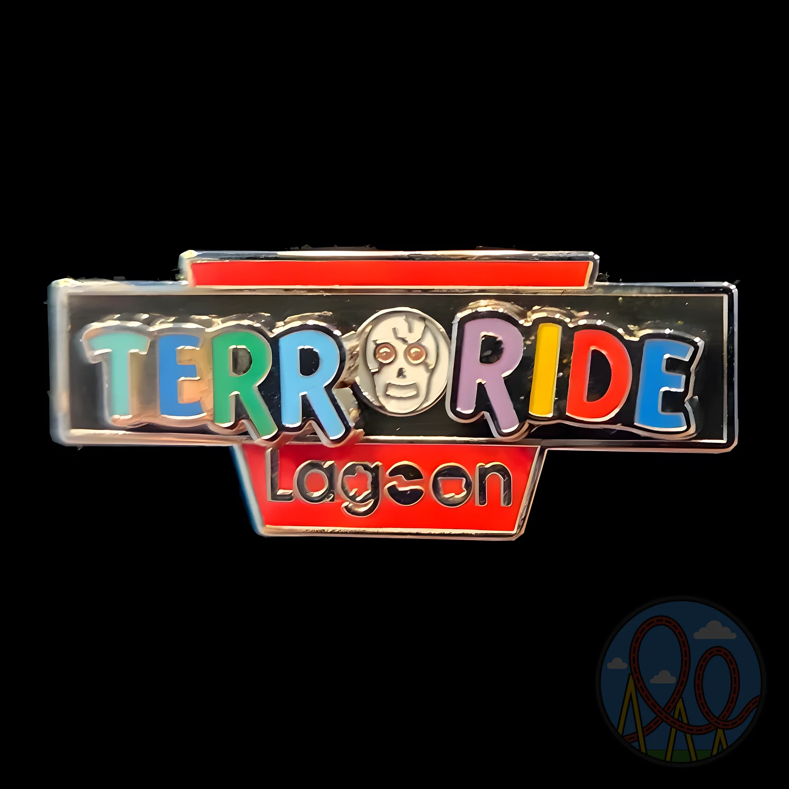 Terror Ride amusement park pin