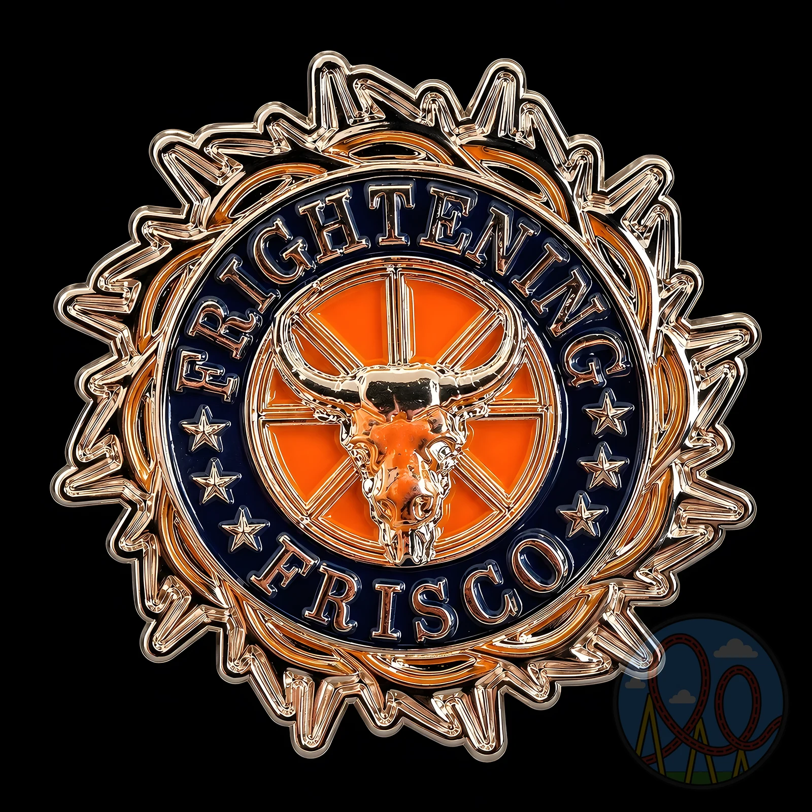 Frightening Frisco amusement park pin