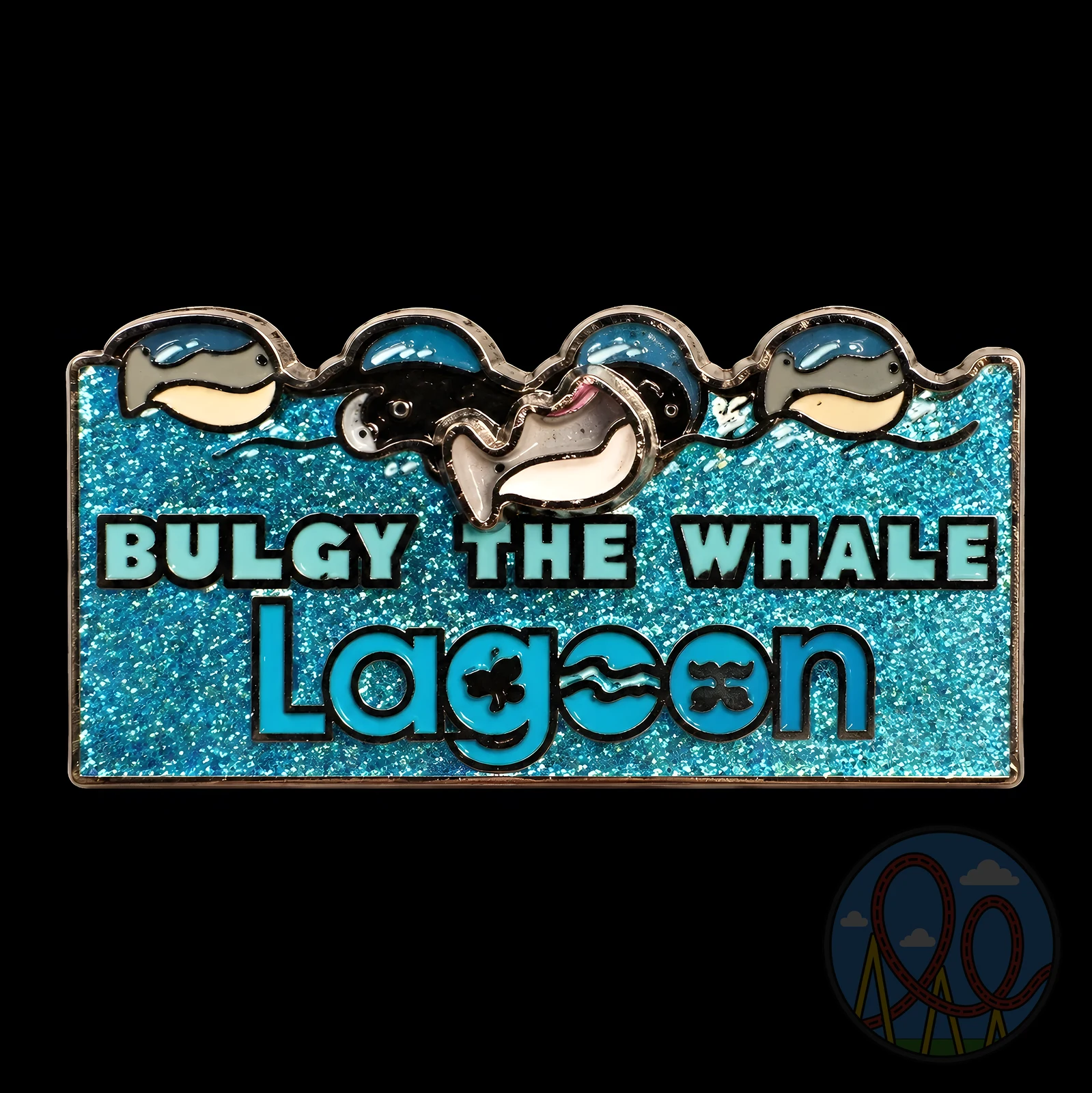 Bulgy The Whale amusement park pin