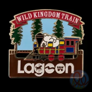Wild Kingdom Train Pin