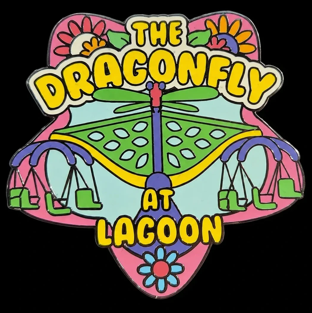 Lagoon Dragonfly amusement park pin