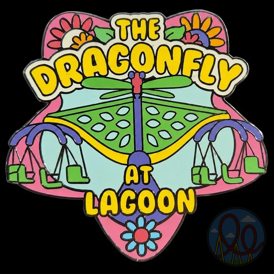 Lagoon Dragonfly amusement park pin