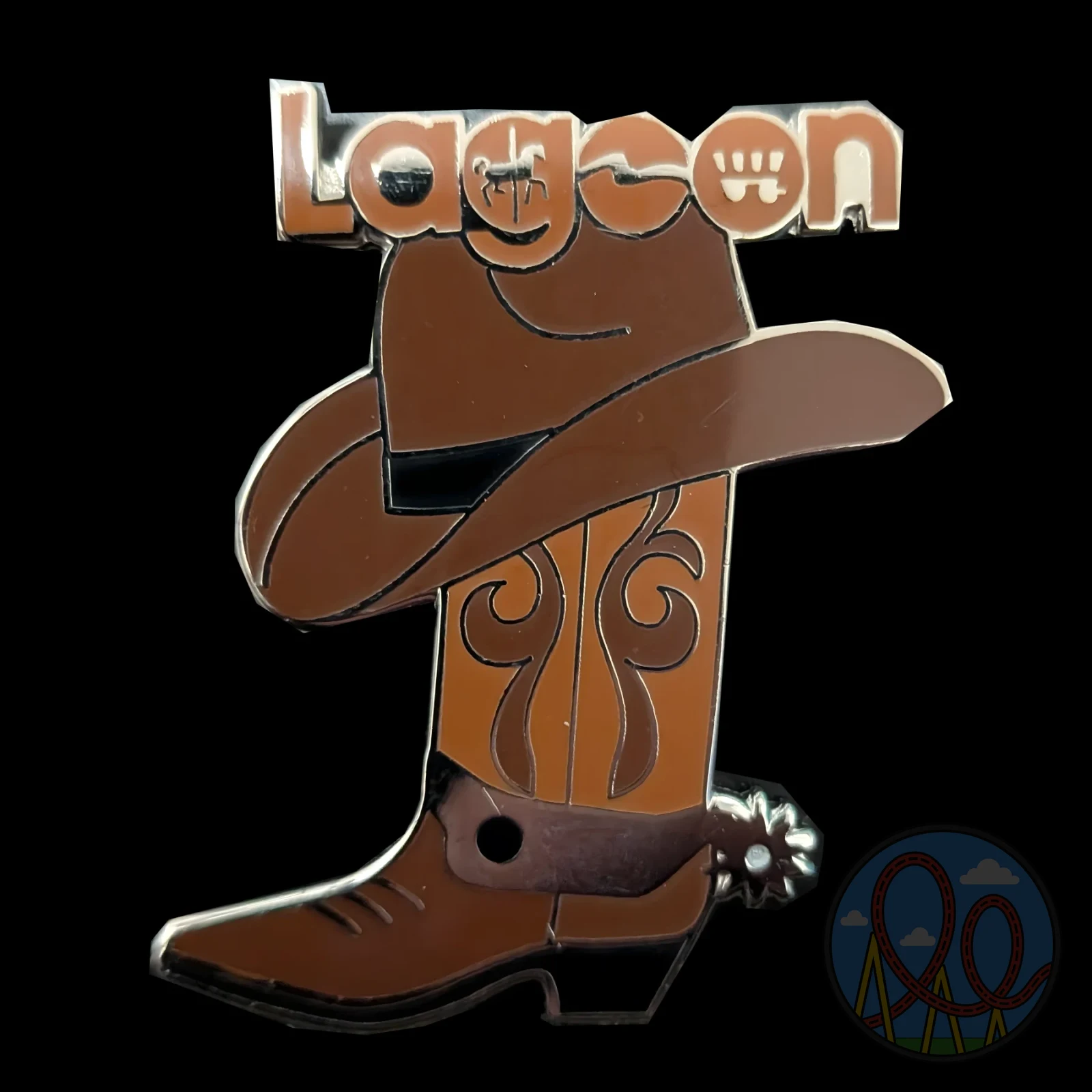 Lagoon Boot amusement park pin