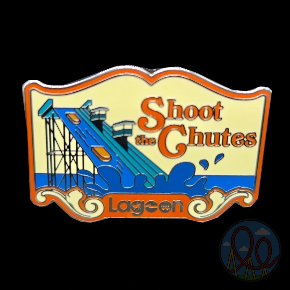 Shoot The Chutes amusement park pin