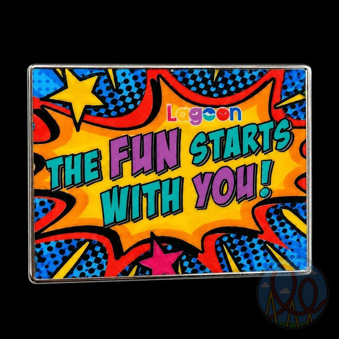 Lagoon – The Fun Starts With You! amusement park pin