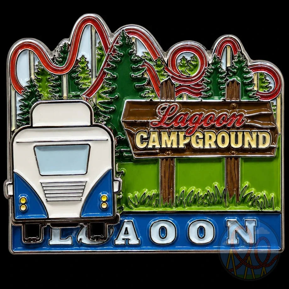 Lagoon Campground amusement park pin
