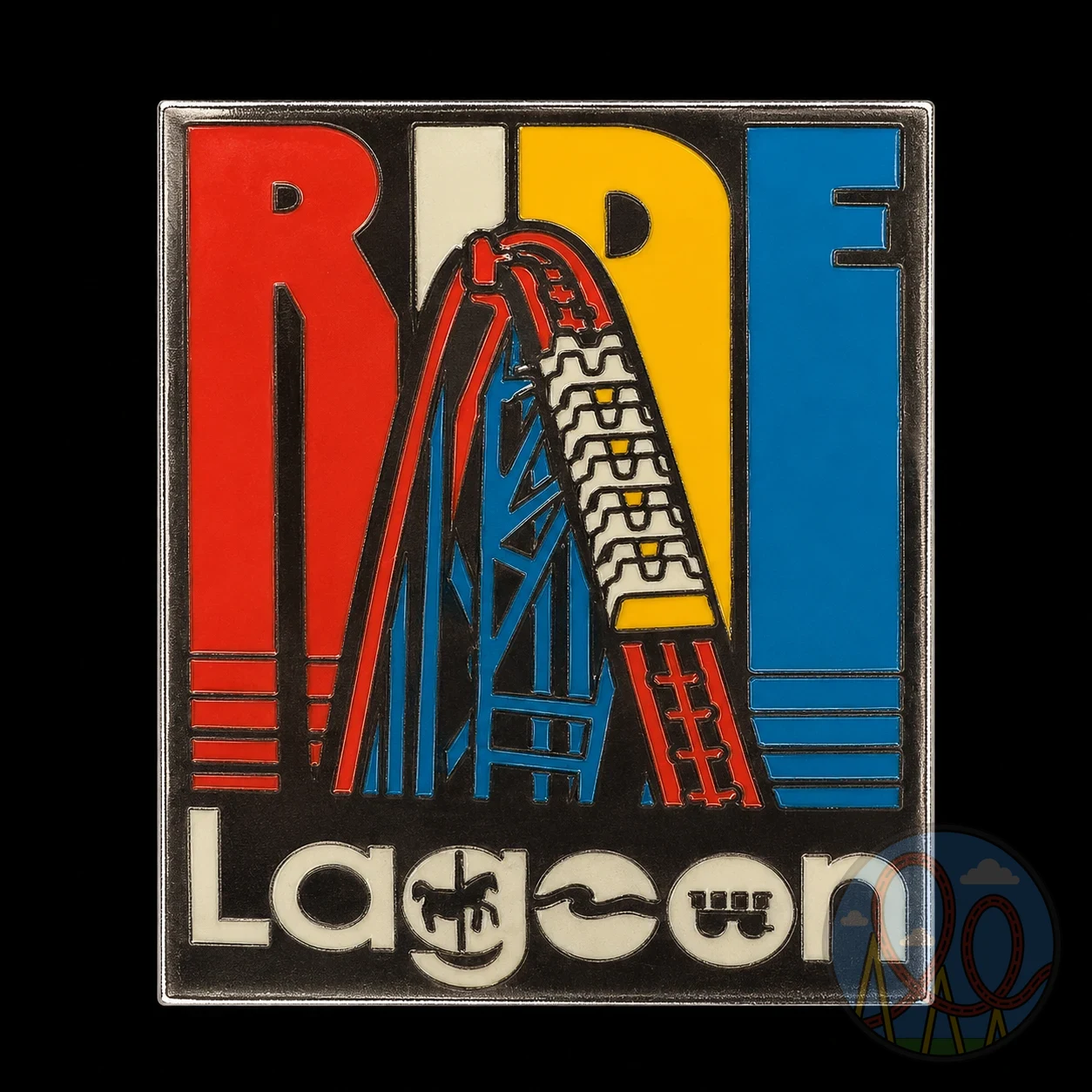 Lagoon (Ride) amusement park pin