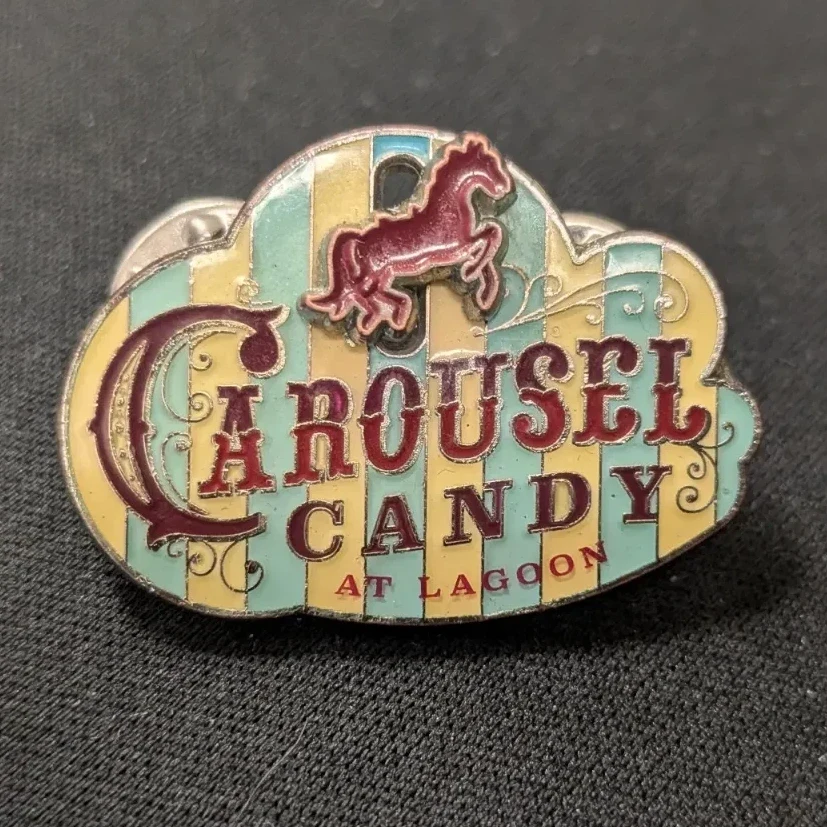 Carousel Candy amusement park pin