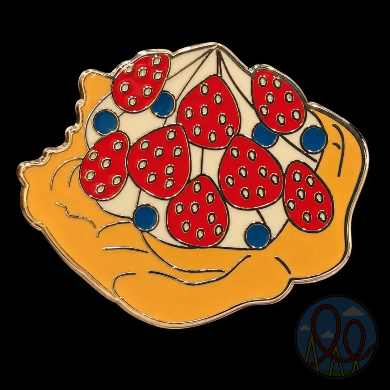 Lagoon – Berry Cream Pastry amusement park pin